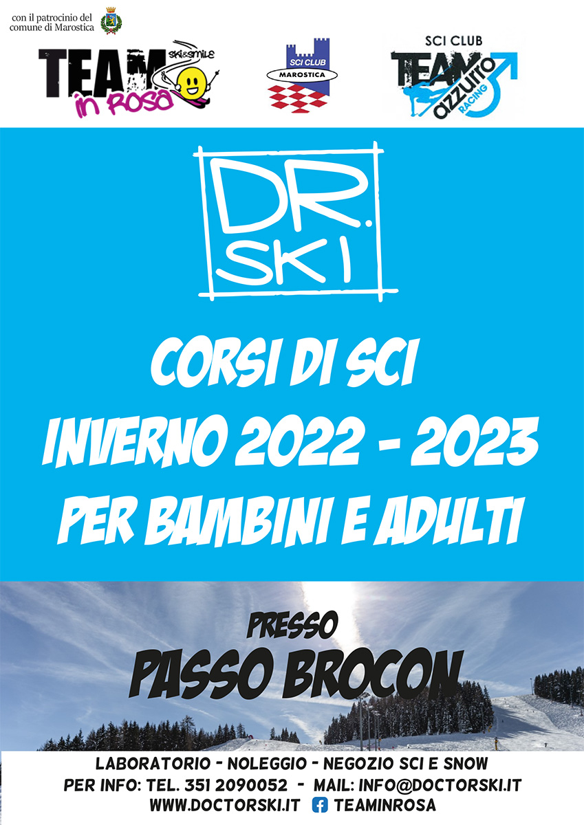 Corsi di Sci 2022 / 2023 – DR Ski